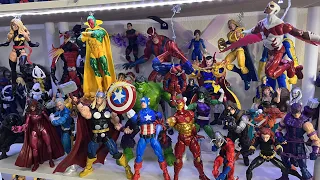 MARVEL LEGENDS AVENGERS COLLECTION DISPLAY 2022 UPDATED WALKTHROUGH