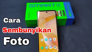 tutorial infinix smart 8 : sembunyikan foto tanpa aplikasi