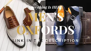 Men's Oxford Shoes / Oxford Shoes #17 / Оксфорды Мужские