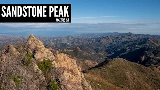 Hiking Sandstone Peak in Malibu via the Mishe Mokwa Trail