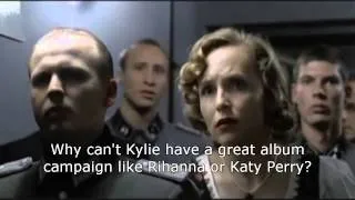 Hitler finds out Kylie Minogue's Album may be out Next Year
