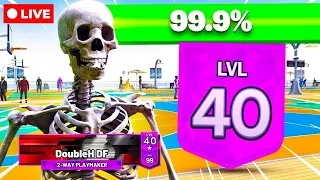 HITTING LEVEL 40 LIVE (FULL-STREAM) - UNLOCKING SKELETON MASCOT W/ THE BEST BUILD ON NBA2K22!