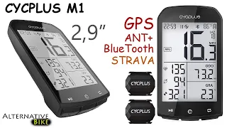 GPS 2,9" велокомпьютер СYCPLUS M1 с Алиэкспресс, поддержка STRAVA. ПОДРОБНЫЙ ОБЗОР