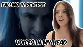 FIRST TIME REACTION TO FALLING IN REVERSE - VOICES IN MY HEAD