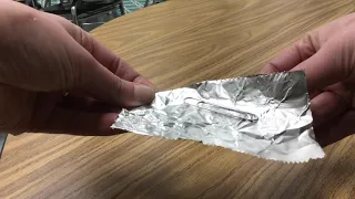 Aluminum foil magnet station 1