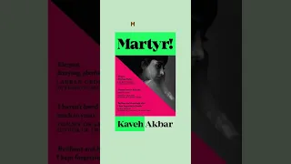 Book of the Month April 2024 Martyr! by Kaveh Akbar