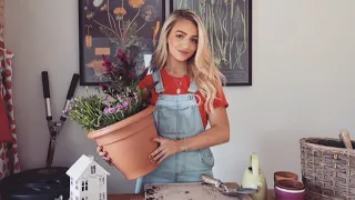 HOW TO PLANT FLOWERS IN POTS! / Gardening for beginners