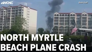 Fiery small plane crash in South Carolina beach resort kills 4 passengers