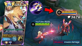 LESLEY NEW ONESHOT BUILD IS HERE!!🤯 (MUST TRY)