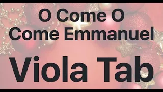 Learn O Come O Come Emmanuel on Viola - How to Play Tutorial