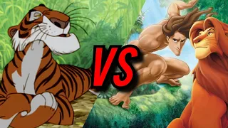 TARZAN E SIMBA VS SHERE KHAN - BATALHA PELAS TERRAS DO REINO (Tarzan vs Simba - parte 2) - ep 4