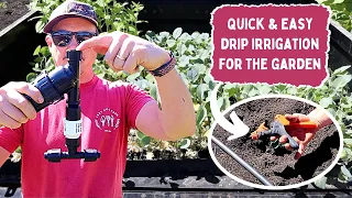 DIY Drip Irrigation System for the Backyard Garden | Quick & Easy to Install!