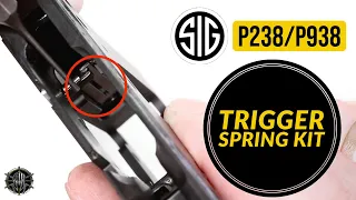 Sig Sauer P238 / P938 Gen 2 Trigger Kit!  Reduce Sig Sauer P238 Trigger Pull by 50% by M*CARBO!