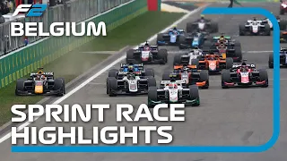 F2 Sprint Race Highlights | 2022 Belgian Grand Prix