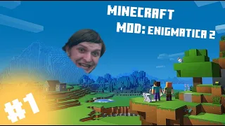 Minecraft: Mod Enigmatica 2 #1 (Первая часть стрима от 03.08.21)