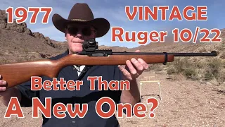 Awesome Pawn Shop Find - 1977 Vintage Ruger 10/22 Carbine - Better Than A New Ruger - Walnut Stock!