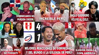 REACCIONES DE DOMINICANOS Y DEL MUNDO A PERÚ 4-1 REPÚBLICA DOMINICANA CON GOL DE PAOLO GUERRERO