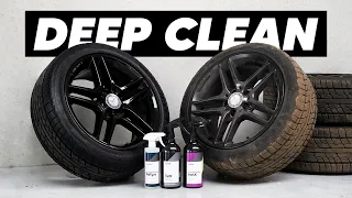 Deep Cleaning Dirty Wheels - Wheels Off Detail