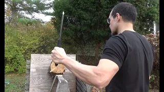 Throwing Monster Heavy Spike - The Rod of Wrath (Texsport Stake, DIY)