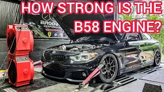 How much power can the stock B58 Engine handle?