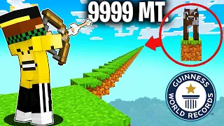 PROVO A BATTERE 6 RECORD MONDIALI DI MINECRAFT IMPOSSIBILI