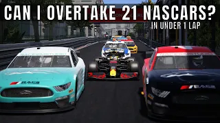 Can I Overtake 21 NASCAR Cars at Monaco In Under 1 Lap?