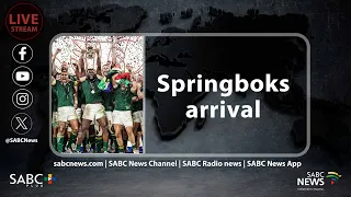 2023 Rugby World Cup champions, the Springboks arrival