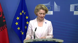 Together for Albania: President von der Leyen at the joint press conference with Edi Rama