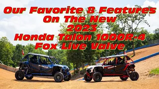 Our Favorite 8 Features On The 2023 Honda Talon 1000R-4 Fox Live Valve.