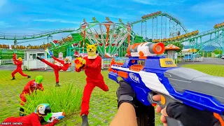 Nerf War | Amusement Park Battle 19 (Nerf First Person Shooter)