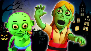 Halloweeen Cartoon For Kids - Zombie Finger Family in Zombieland | Spooky Halloween Songs for kids