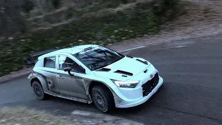 Test Rallye Monte Carlo 2022 - Thierry Neuville - Hyundai i20 Rally1 [HD]