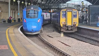 Trains at Newcastle 1st October 2023