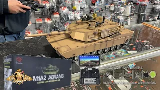 Modded FPV Henglong Abrams Battle Tank Professional Edition  1/16