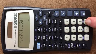 Log and inverse log in TI-30XIIS Calculator