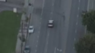 California police chase ends in rooftop standoff