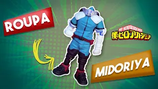 QPOSKET em biscuit Midoriya Izuku :  Aprenda a fazer a roupinha!