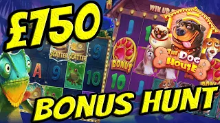 Bonus Hunt: £750 Start and another 14 Bonuses Collected - Surely It is BIG WIN time!!