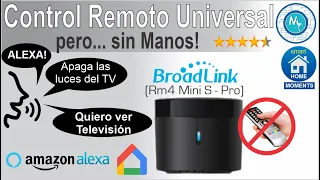 ¡Genial! - Control Remoto Universal para Amazon Alexa, Google Assistant - Broadlink Universal Remote