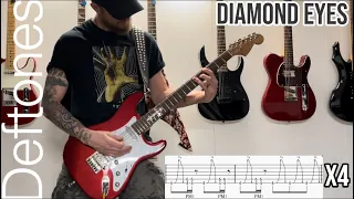 Diamond Eyes- Deftones (guitar cover with tabs)