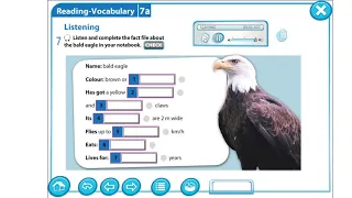 Grade 5 Module 7 Parts of animals Ex.7 p.87 Listening