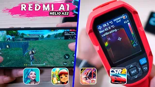 REDMI A1│Pruebas de POTENCIA y RENDIMIENTO│HELIO A22│FREE FIRE, WILD RIFT, CSR RACING, SUBWAY SURFER