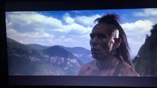 the last of the mohicans - cliff scene "me chingachgook, the last of the mohicans"