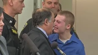 Teen cries out during sentencing