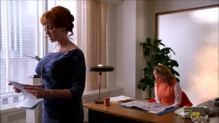 Mad Men: Joan "Surprise! There's an Airplane here to see you!"