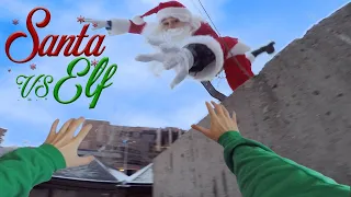 Santa Vs Elf - Parkour POV