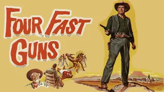 Four Fast Guns (1959) | Full Western Movie | James Craig | Edgar Buchanan