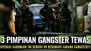 MAMPUS ~ TEMPAT PERSEMBUNYIAN DITEMUKAN, DENSUS 88 HABISI PIMPINAN GANGSTER SURABAYA..!!!