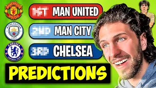 OUR PREMIER LEAGUE 23/24 PREDICTIONS!!