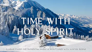 Time With Holy Spirit : Piano Instrumental Music With Scriptures & Winter Scene ❄ CHRISTIAN piano